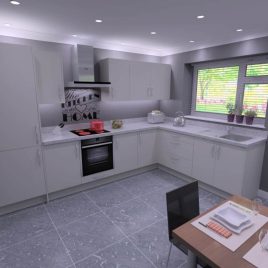 Light-Grey-L-Shape kitchen package