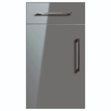 High Gloss Dust Grey Door & Drawer