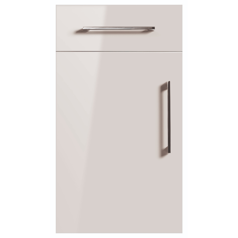high Gloss Cashmere door & drawer
