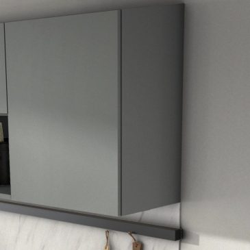Dust Grey U732 Decor End Panel Wall Tall