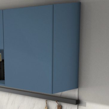 Misty Blue U502 Decor End Panel Standard